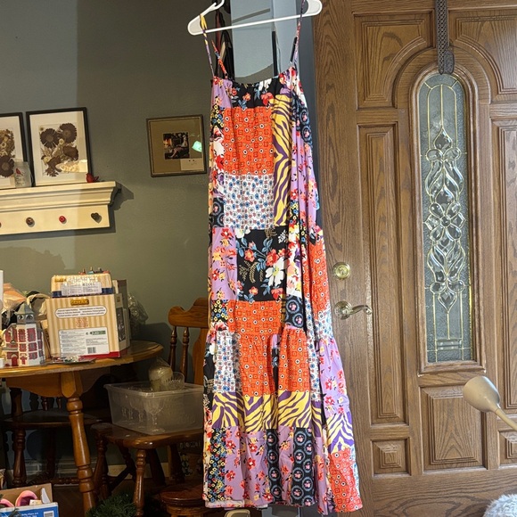 SHEIN Dresses & Skirts - NWOT-SHEIN Multicolor Patchwork Maxi Dress